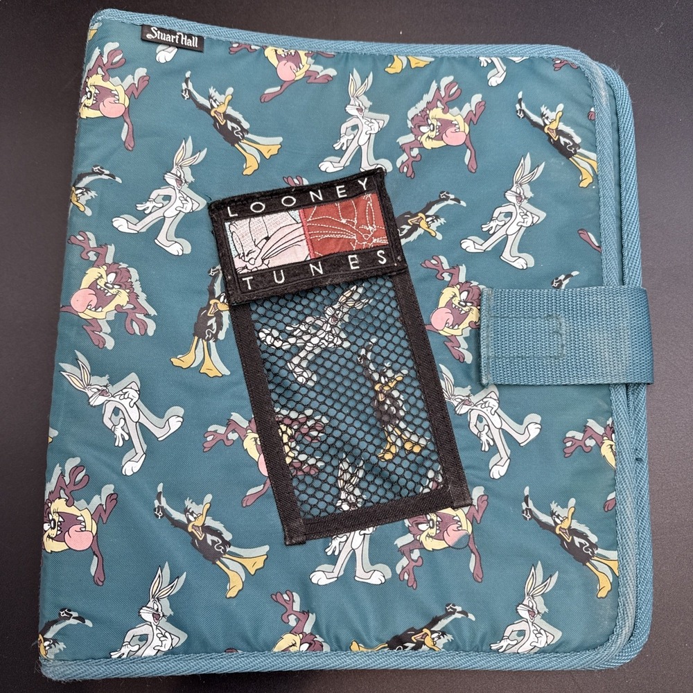Vintage Stuart Hall WB Looney Tunes‎ Folder / Binder Organizer